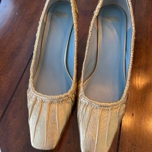 Frances valentine Britta ruched mettalic